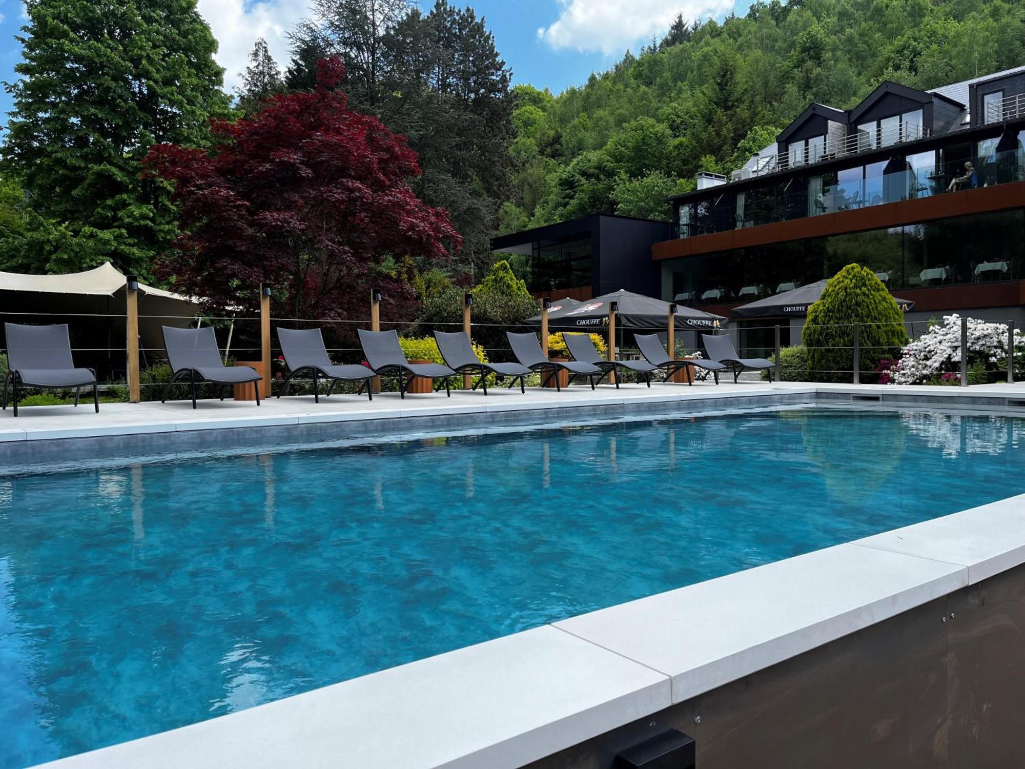 Hostellerie La Claire Fontaine, Logis Hotels & Spa La-Roche-en-Ardenne Exterior foto